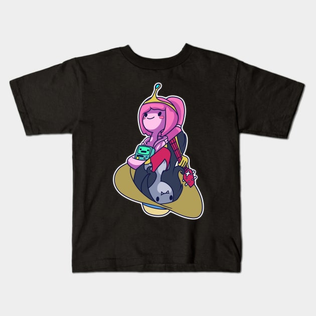 Princess Bubblegum and Marceline Kids T-Shirt by sspicejewels